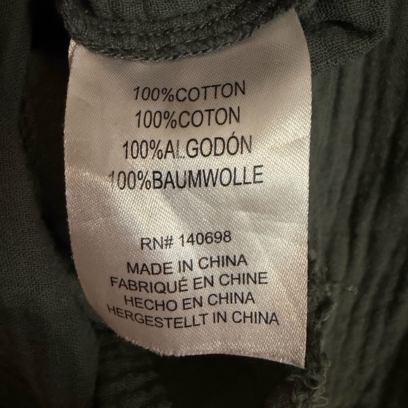 Tavik Swimwear Caden Romper Cove Gray Olive Green Cover Up - Picture 4 of 5